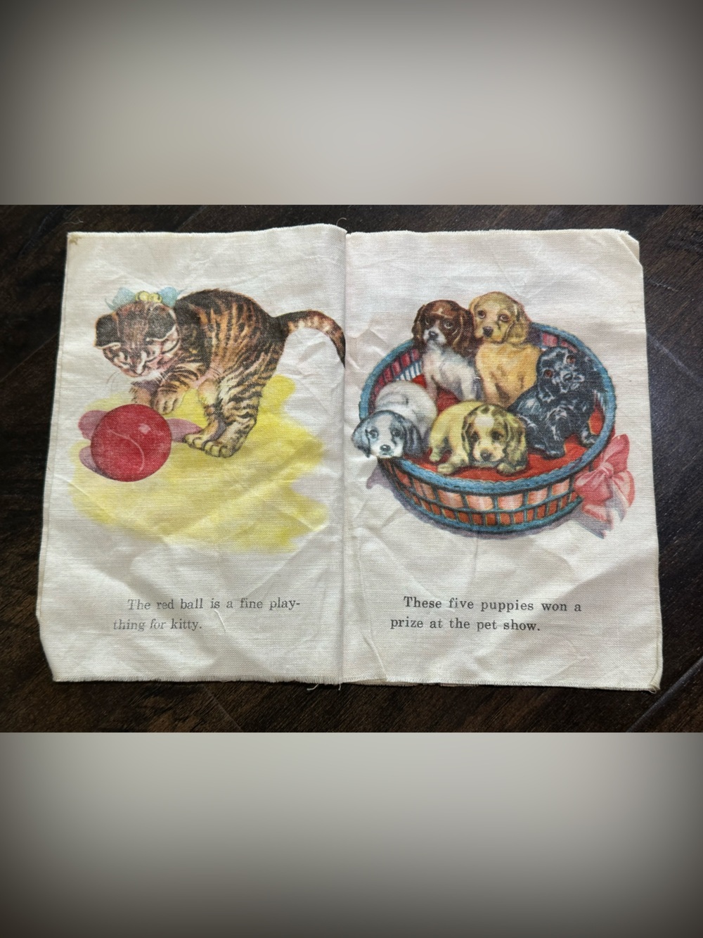 Vintage 1940’s1950’s cloth children’s book